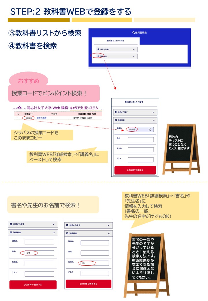 同志社女子大学生向け教科書購入案内|同志社生活協同組合