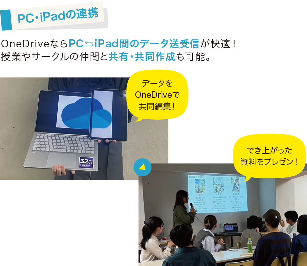 PC・iPadの連携